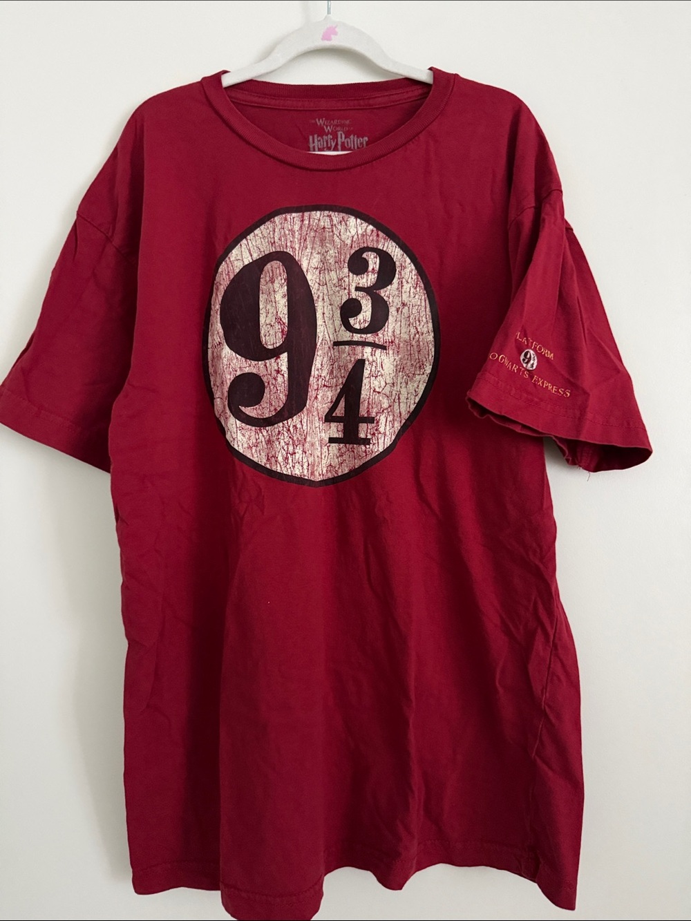 Harry Potter Platform 9 3/4 t shirt size L